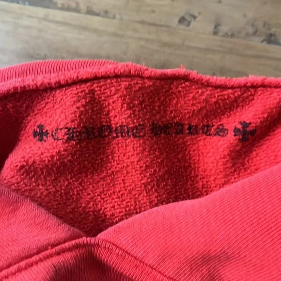 Chrome Hearts Mattyboy red Flame hoodie